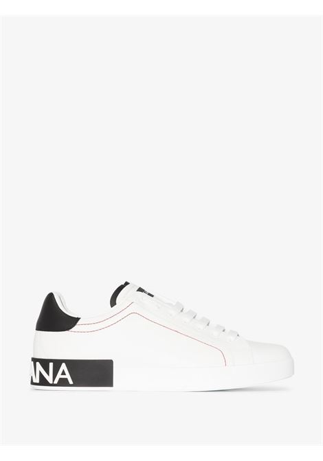white calf leather Portofino sneakers  DOLCE & GABBANA | CS1760-AH52689697